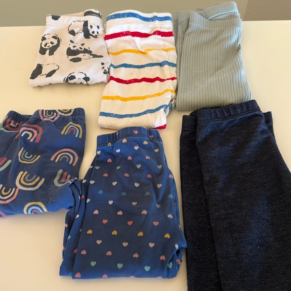 Colorful Patterned Leggings Set